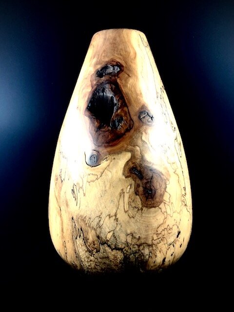 Hollow Form Wood Vase