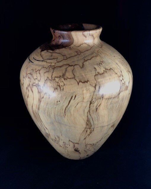Hollow Form Sweet Gum Wood Vase 