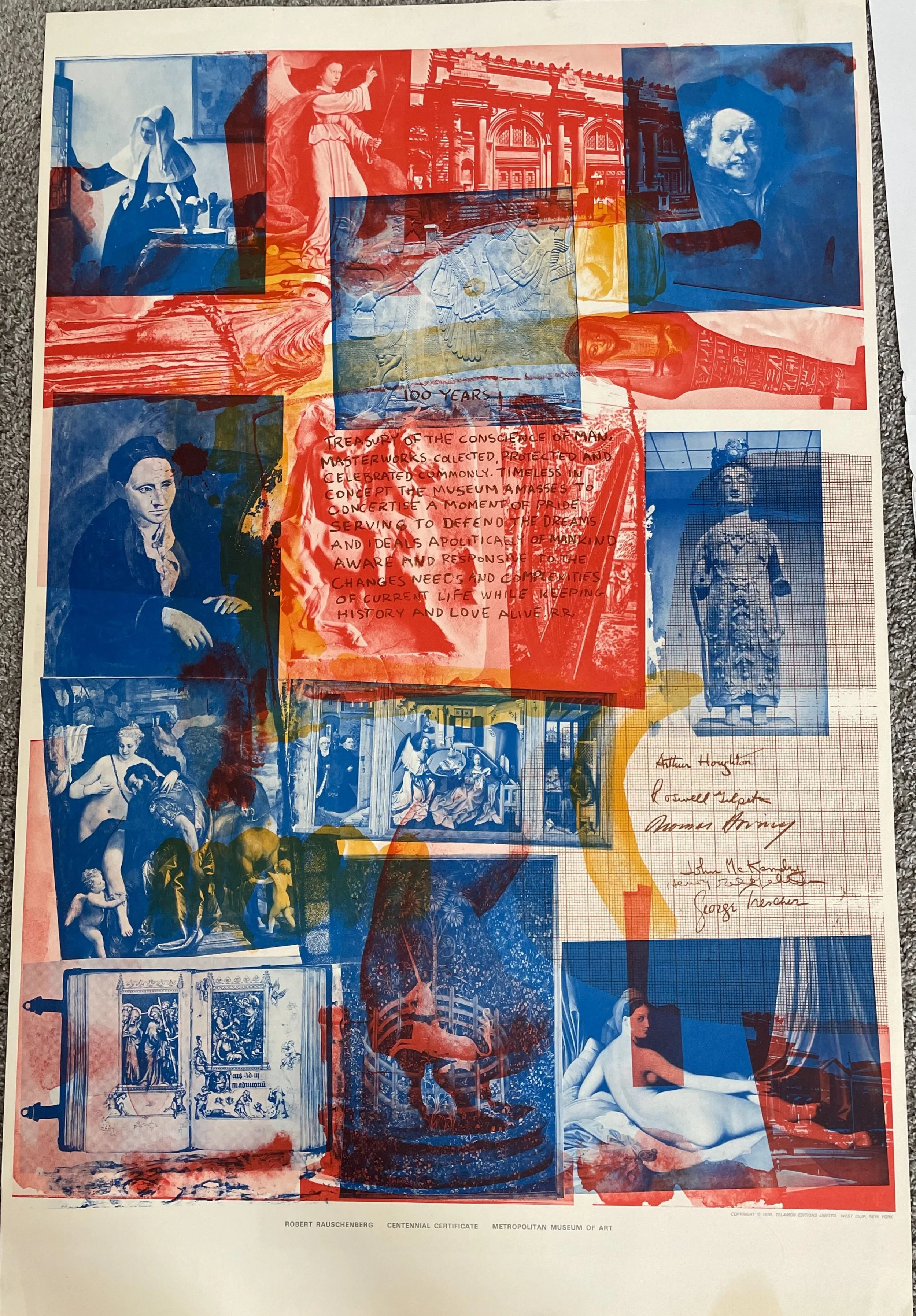 Robert Rauschenberg 100 Years Poster Print