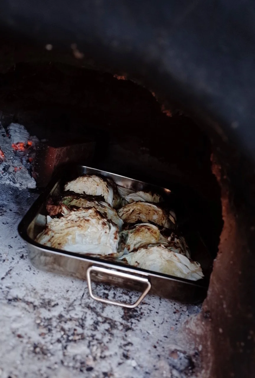 "Hot blistered cabbage is how cabbage deserves to be loved" 