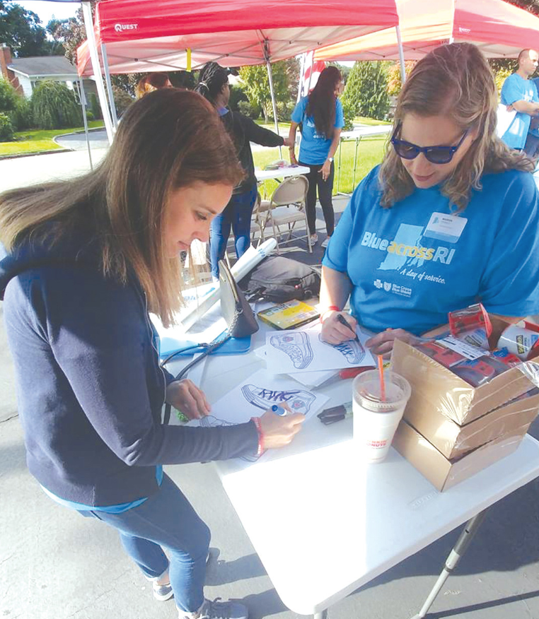 "Blue Cross volunteers step up to help 3 Cranston non-profits" from the Cranston Herald