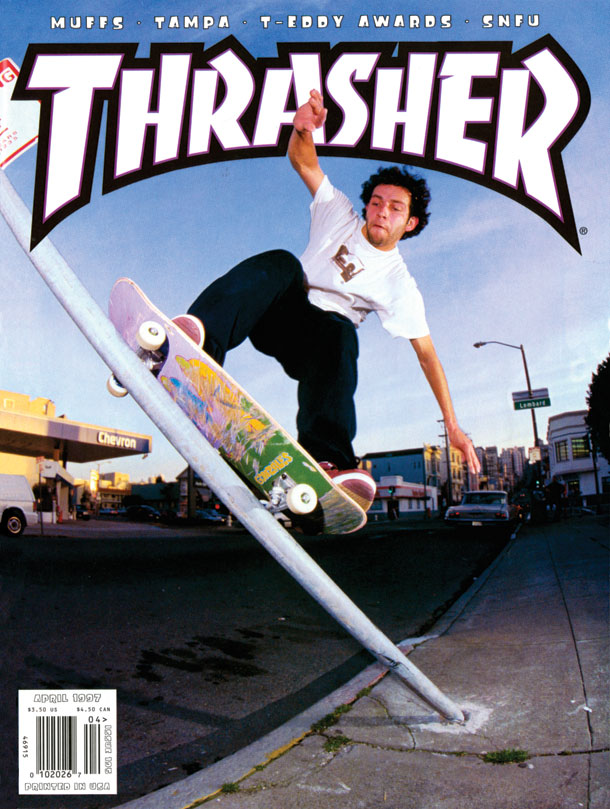  Thrasher cover, April 1997 