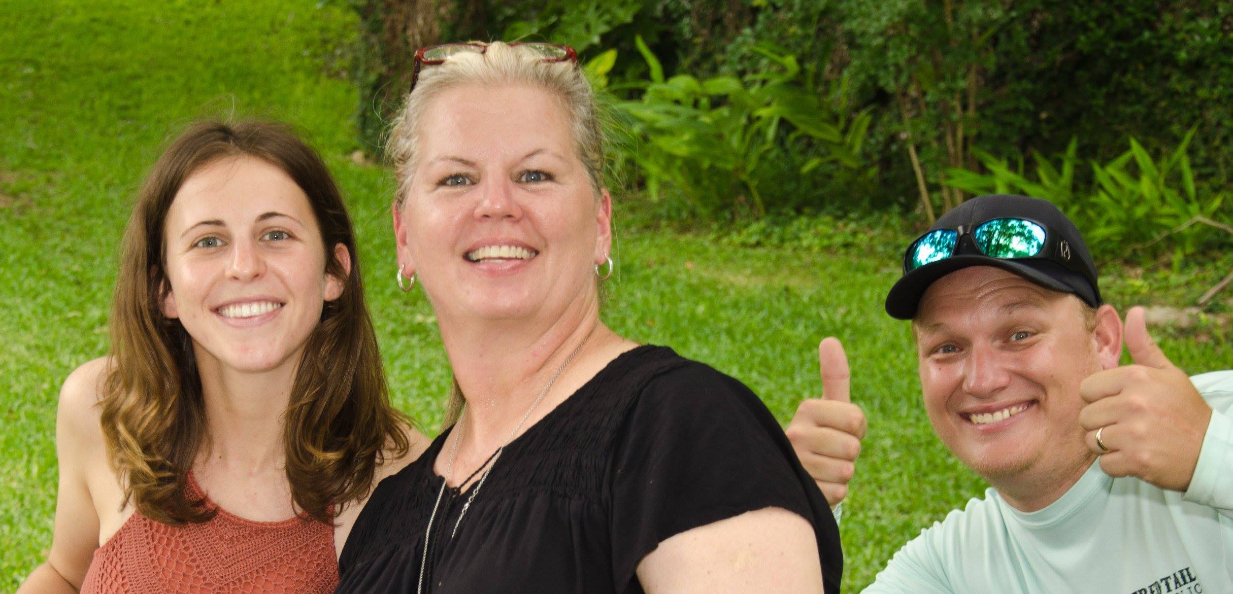 Me, my momma, and a photobombing Jacob. Photo by Uncle Greg