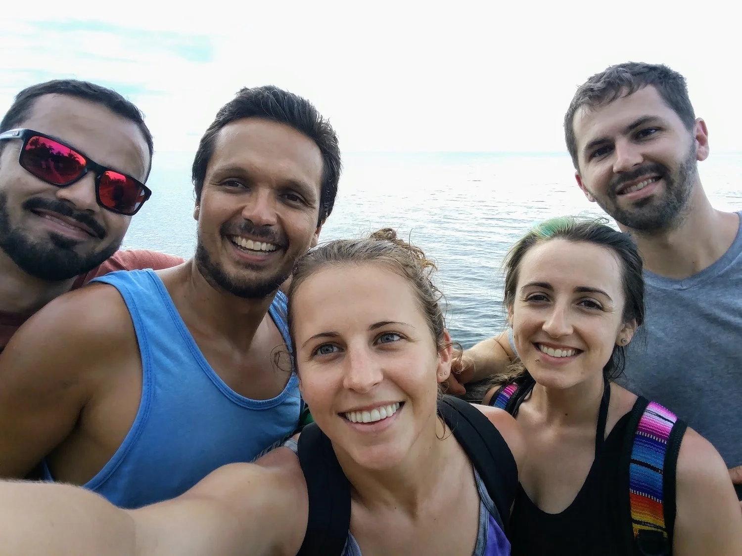Carribe crew! Esteban, Adriano, me, Christina, Sam