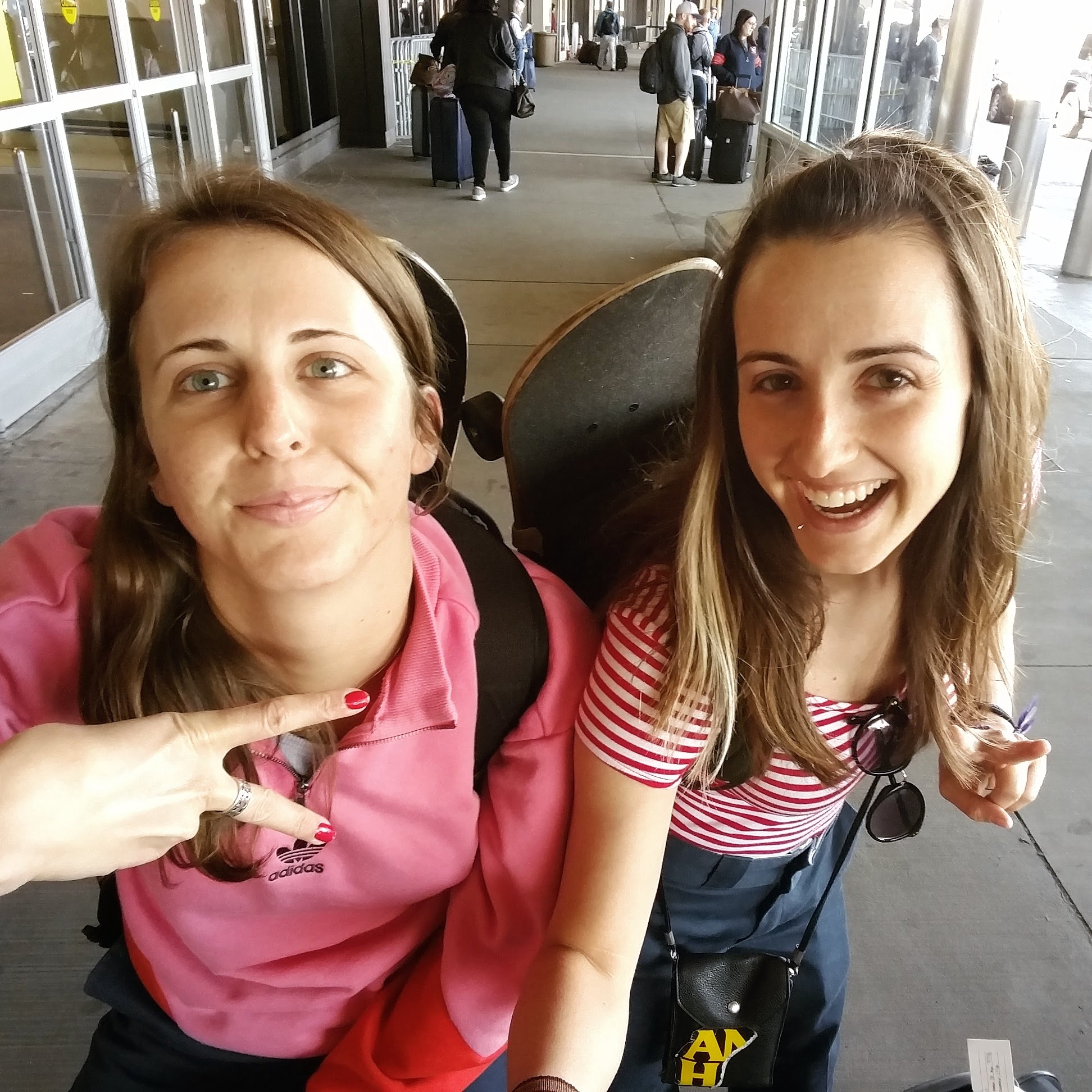 Landed and ready to chill and shred!