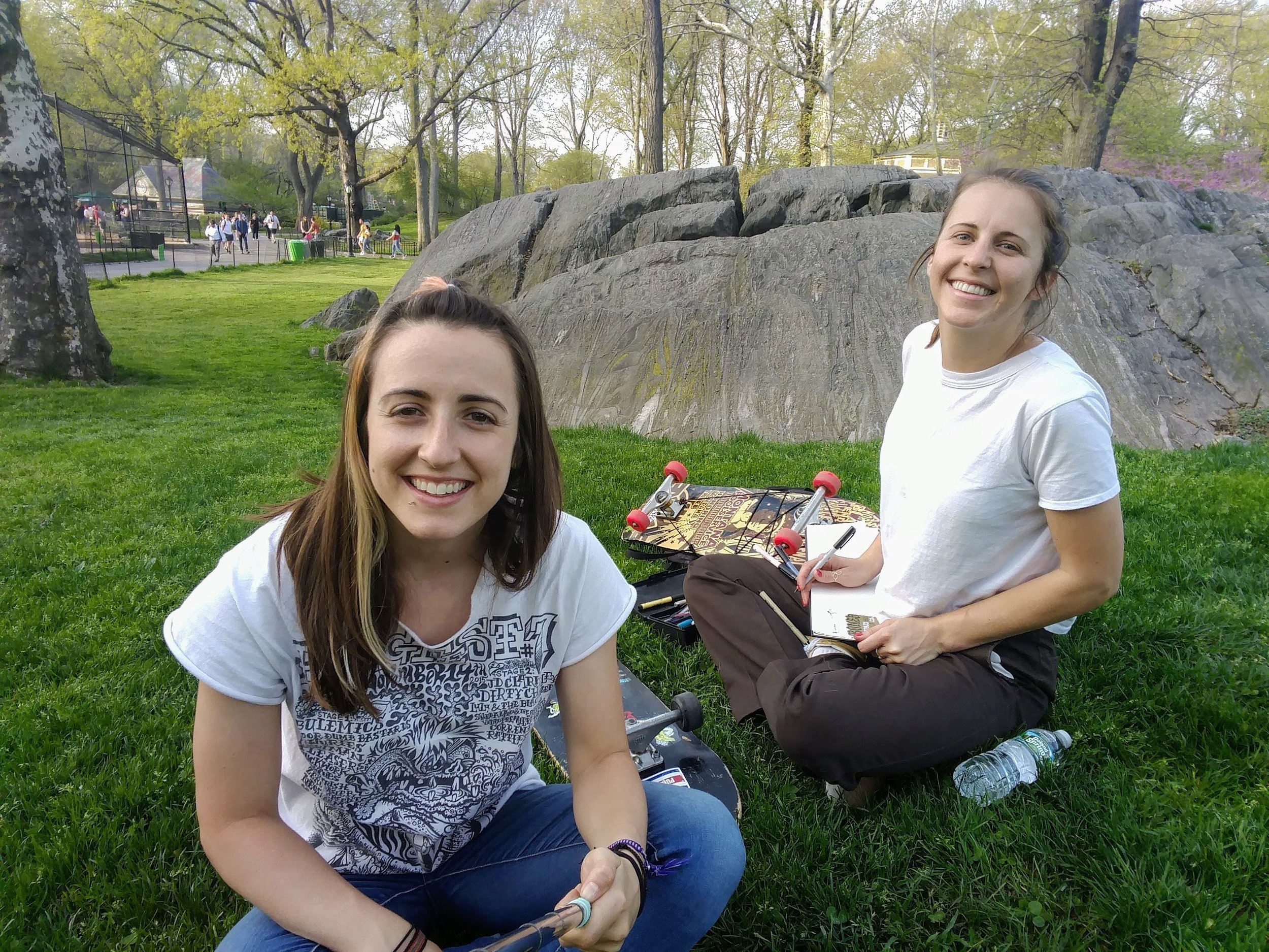  Lounging and drawing in Central Park: attempt 2 