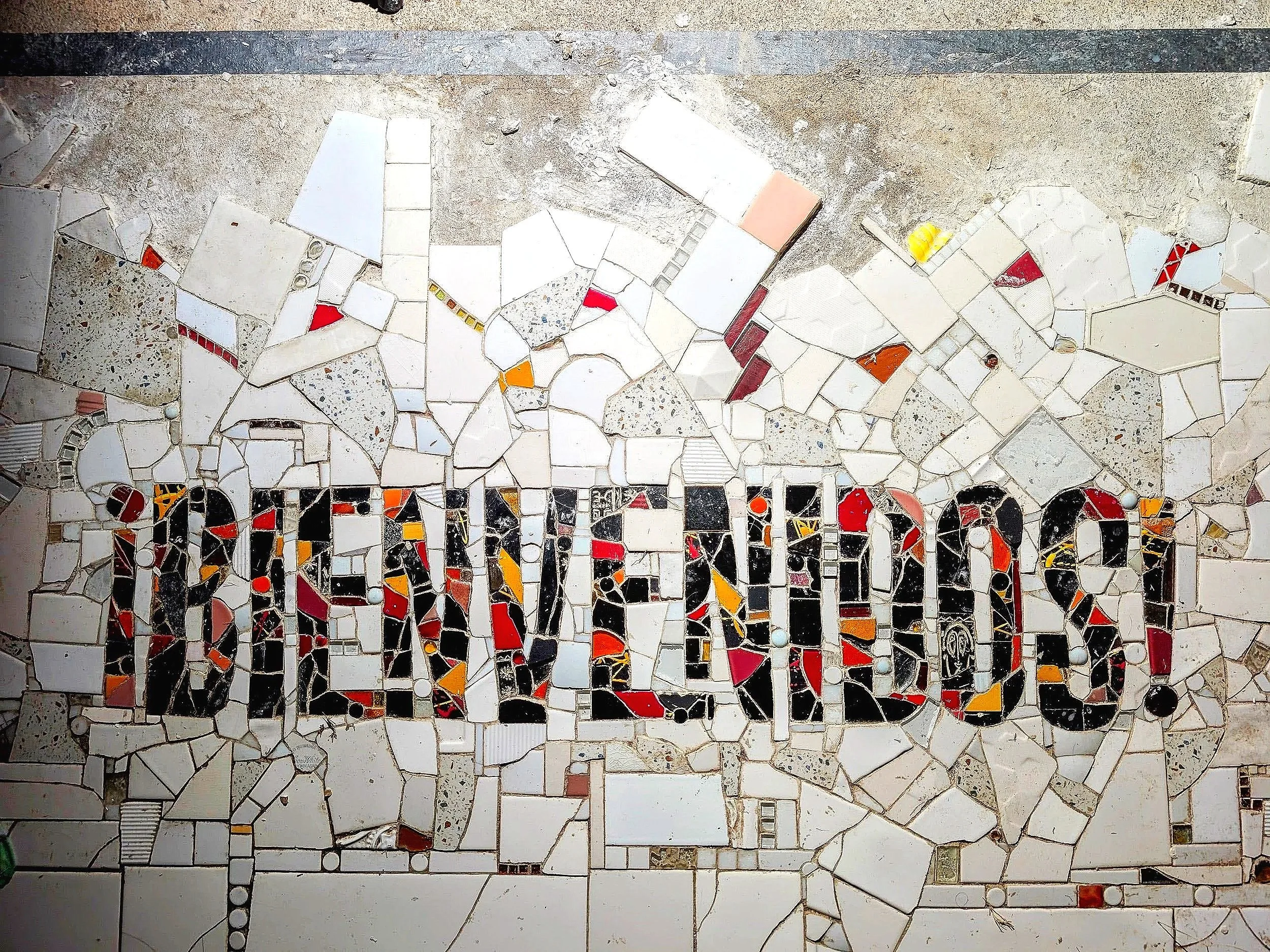 Garage mosaic (WIP)