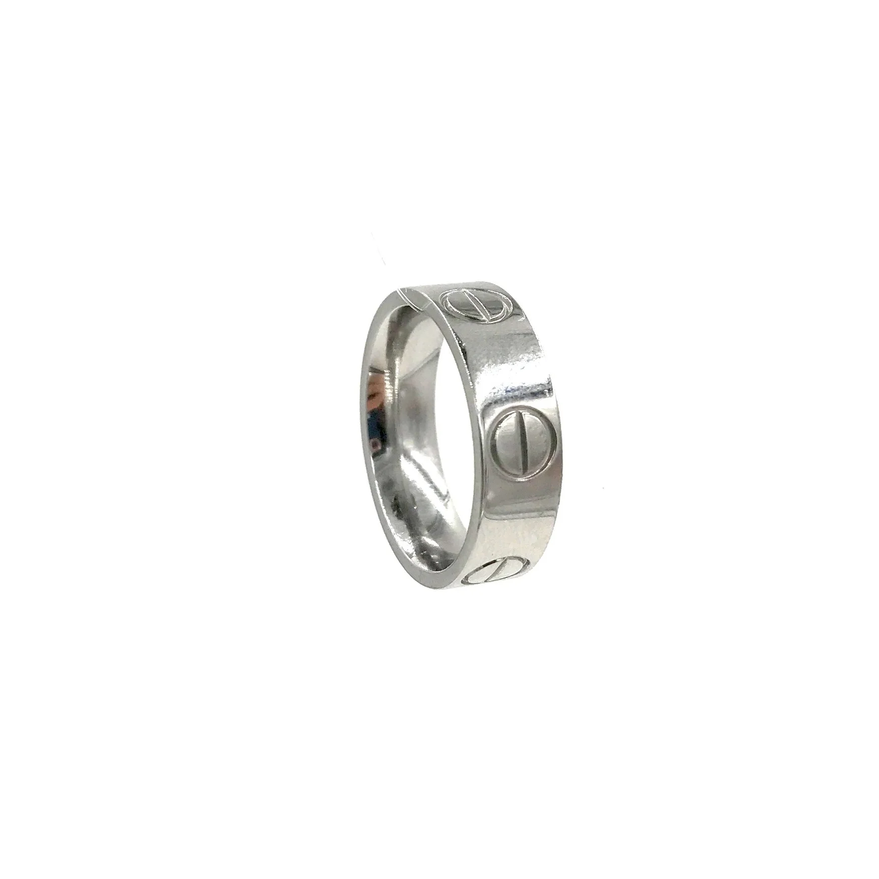 cartier stainless steel ring