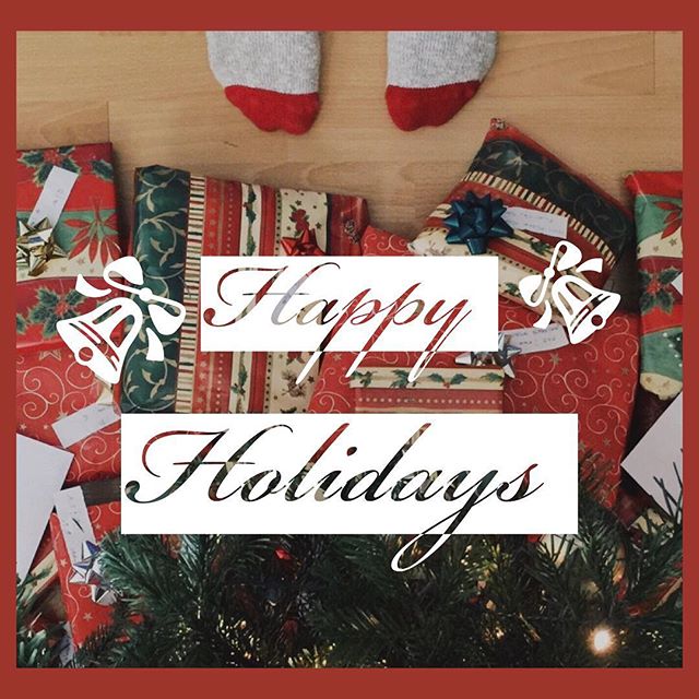 From all of us and our families to you and yours, #happyholidays ☃️🎄