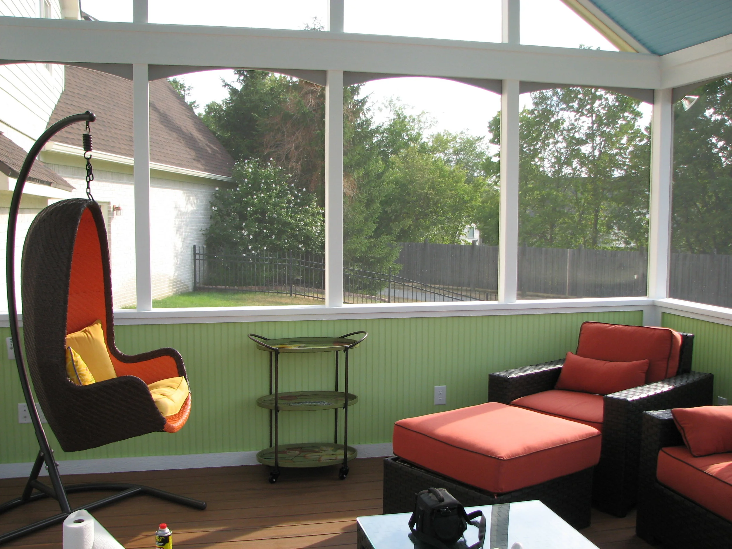 Screened-in porch