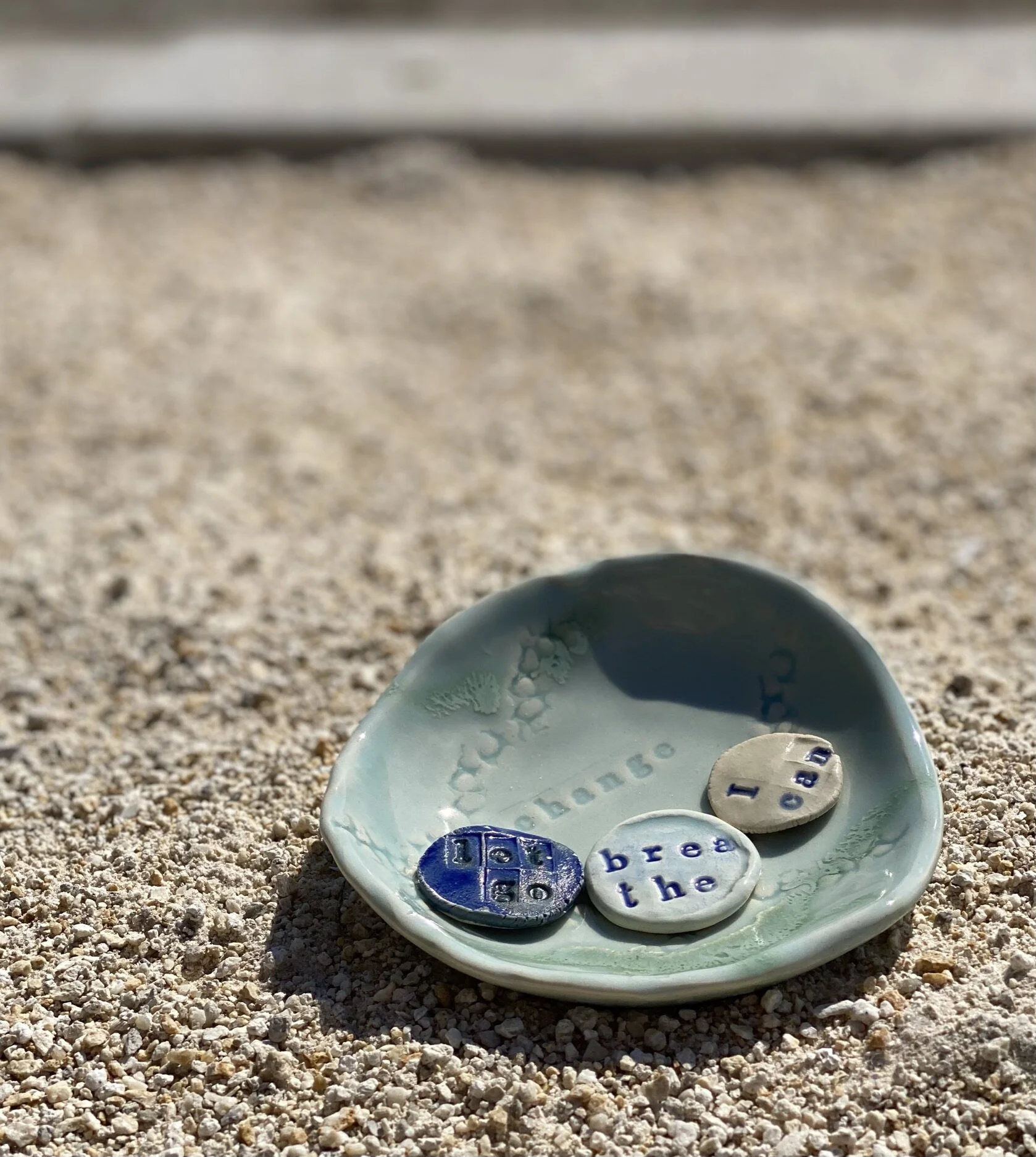 4” Blue Ice Bowl 4 Change with 3 coins. $38 (US shipping included). Buy Here