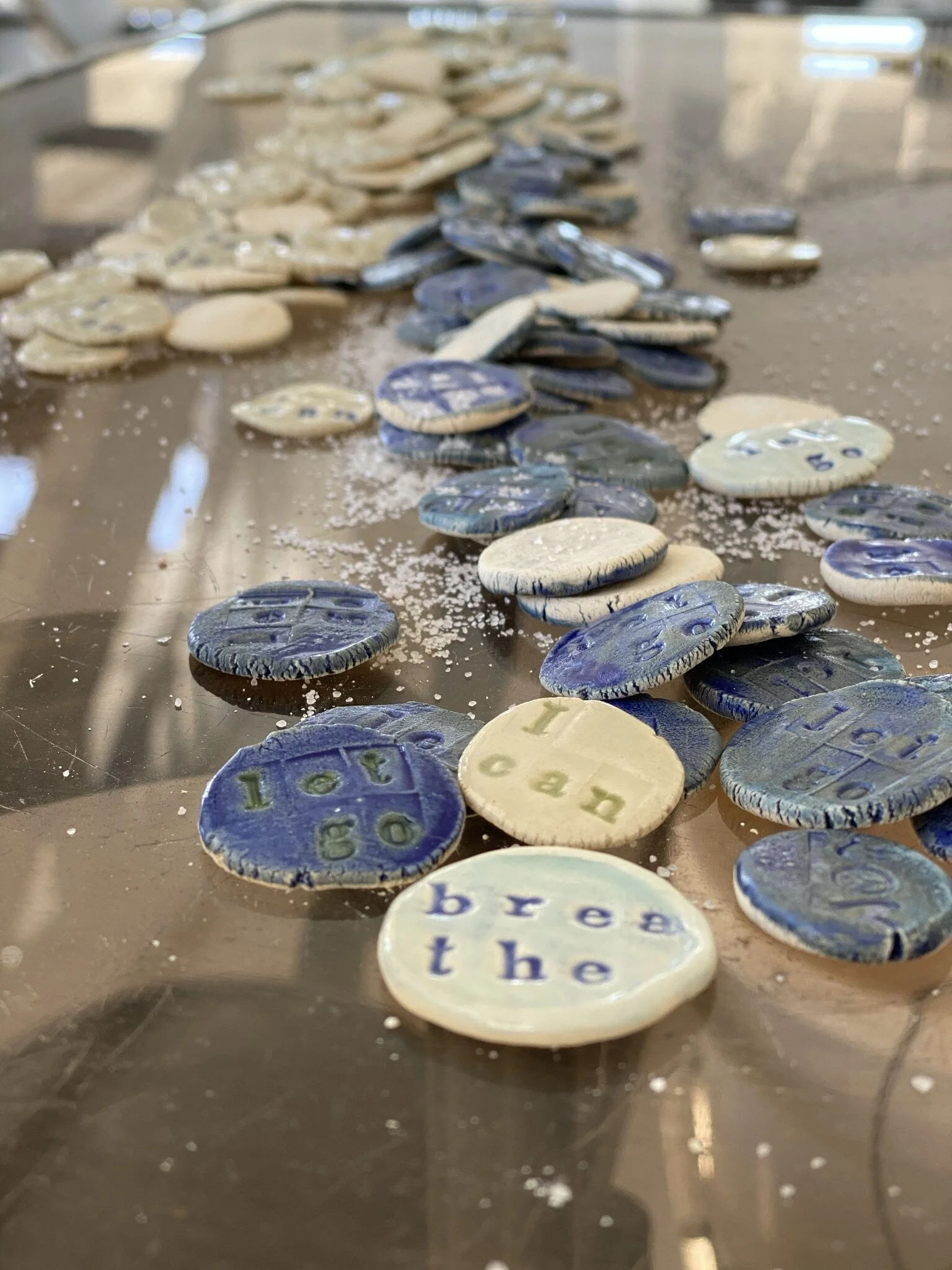 Coins from the kiln.