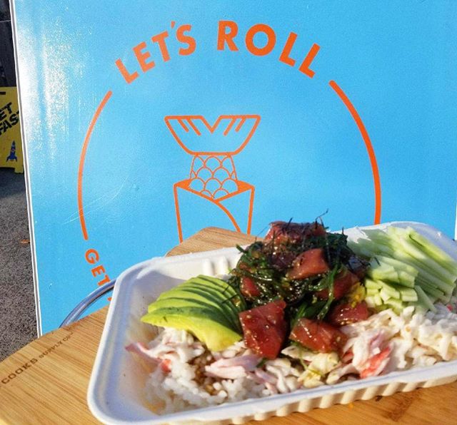 PokeMon-day. Get your poke fix here. We have indoor/covered and heated seating at both locations. Let's make this the new Taco Tuesday. Let's Roll.