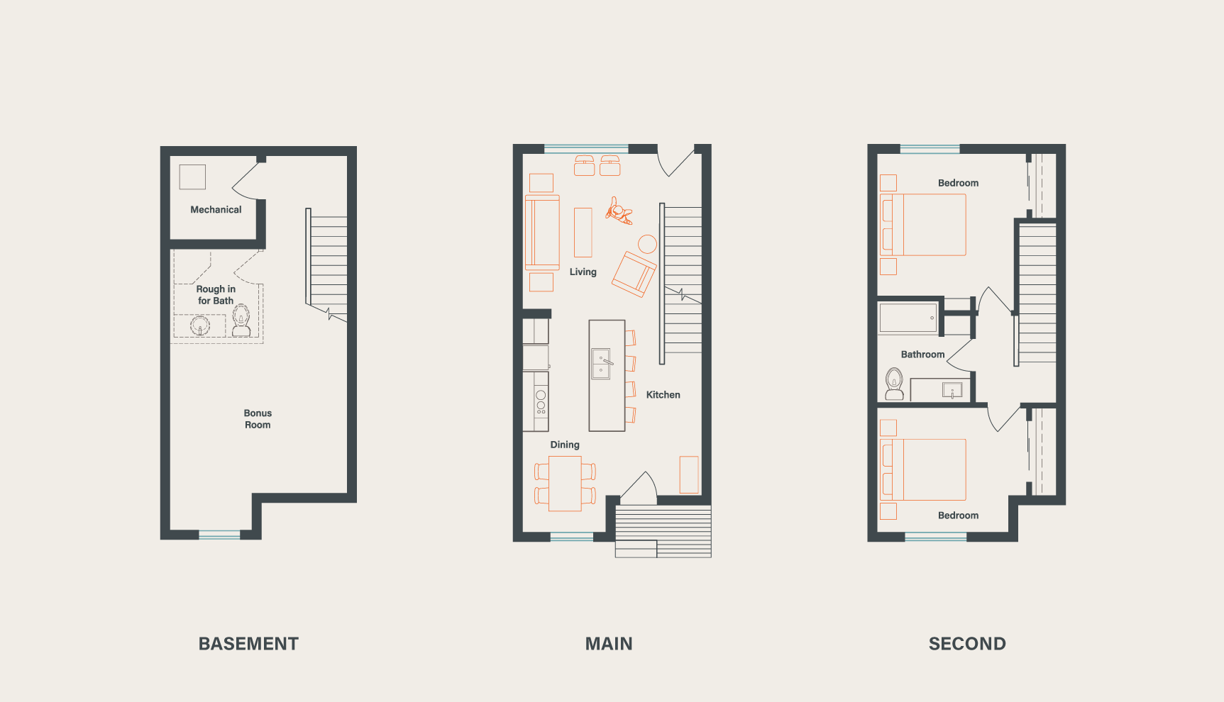 Click to enlarge floorplans