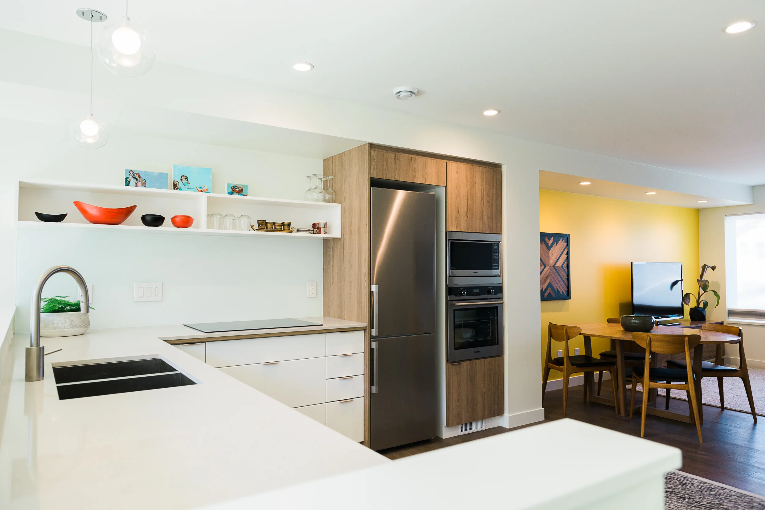 Element Urban Village modern townhouse condo interior rendering