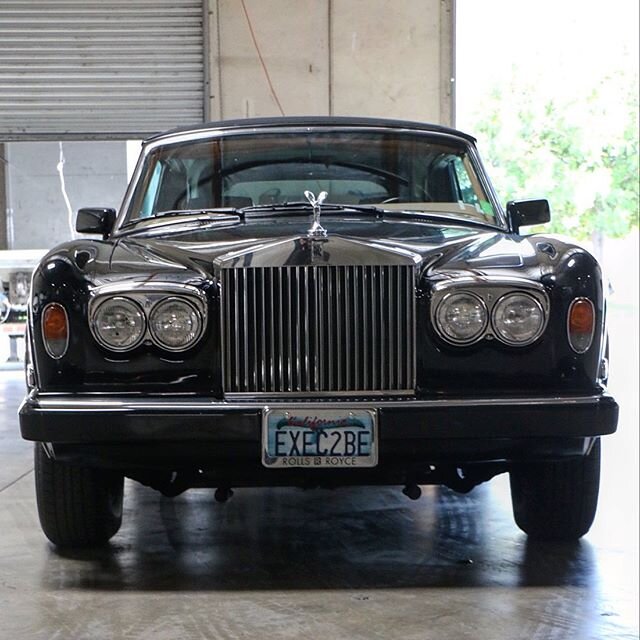 Super rare 92 Corniche IV with rear glass. @alecmonopoly needs this. @crimebydesign #crimebydesign #alecmonopoly #rollsroyce #corniche #collectors #art #artbasel