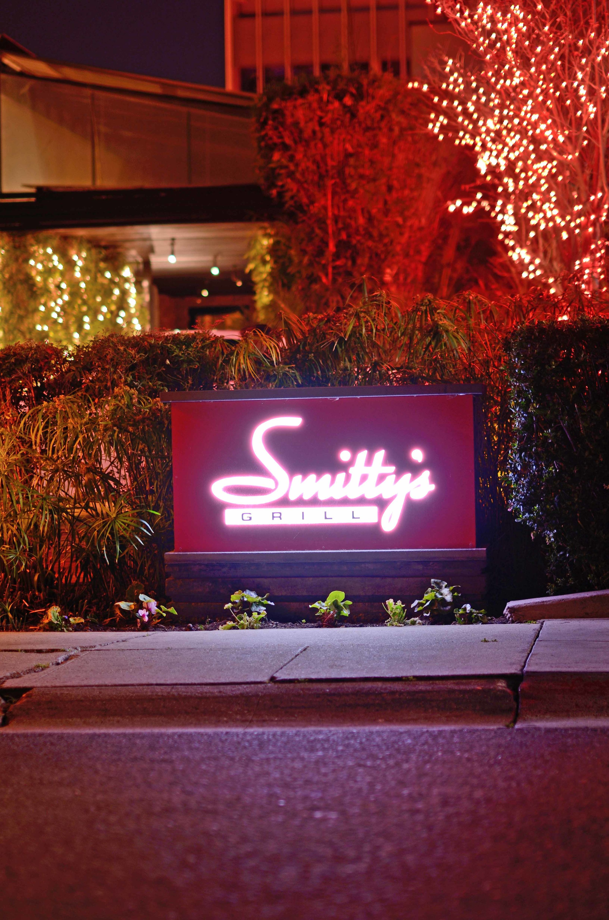 Smitty's Grill Sign by Valet on Shoppers Lane