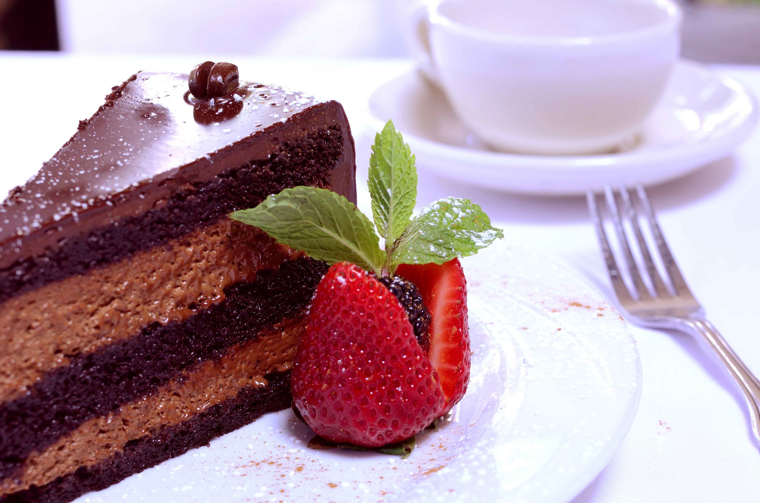 Double Dark Chocolate Mousse Cake