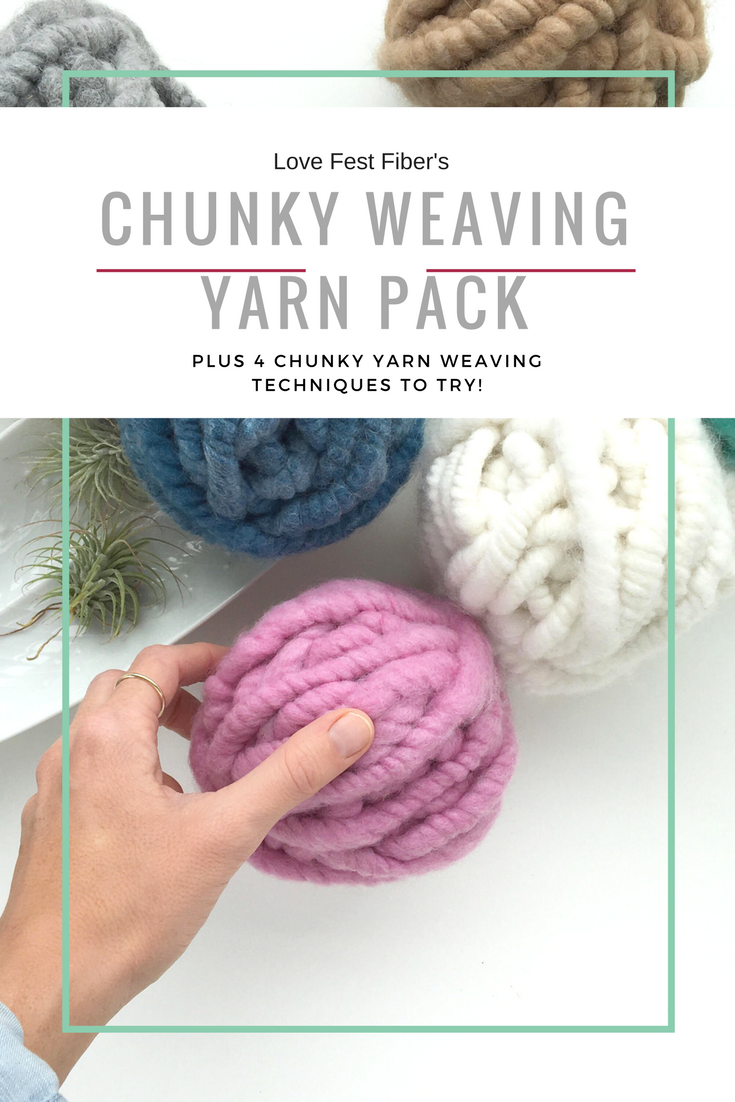 The Four Best Weaving Techniques to Use with Chunky Yarn — Hello