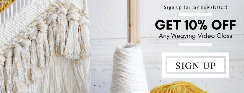 How to Add Fabric to Weaving — Hello Hydrangea