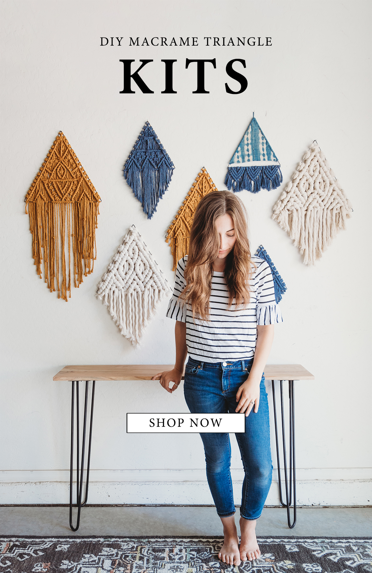 DIY Macrame Triangle Kits — Hello Hydrangea