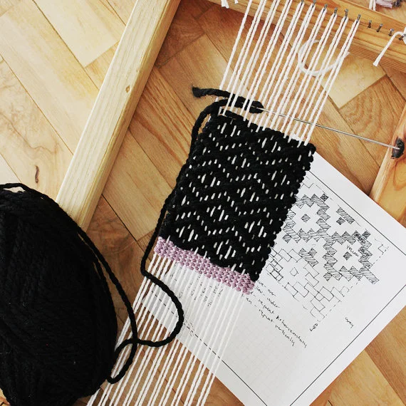Diamond twill lesson from my Intermediate Weaving class