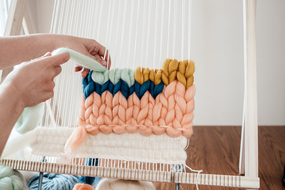 Just Add Twist - Weaving with Hand Spun Roving — Loom + Spindle