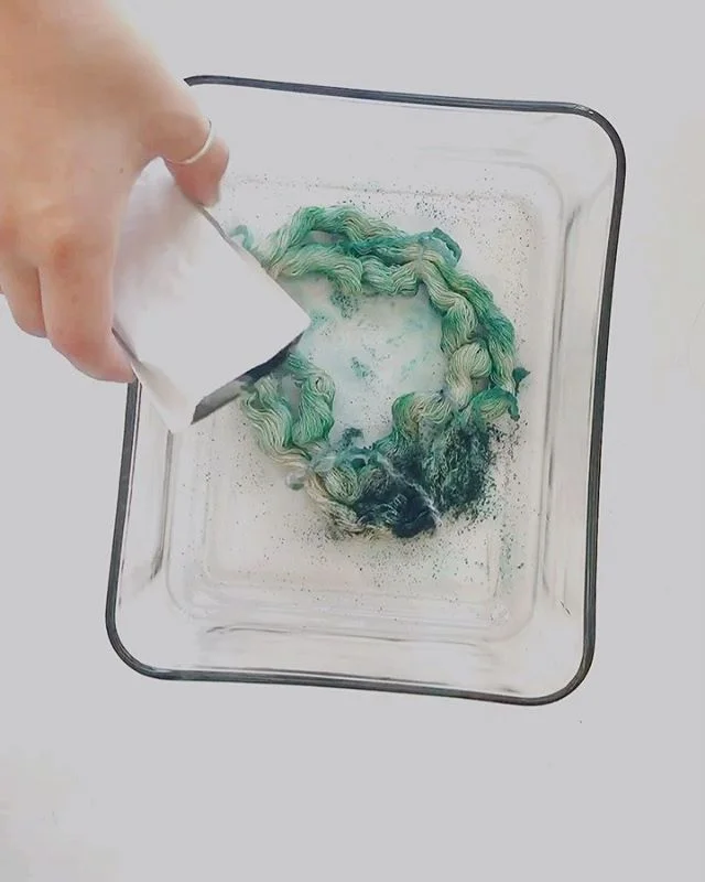 DIY - How to Dye Rope Two Ways

September’s weaving project is all about twining patterns, and I love it to be extra bold with chunky rope!

Start by splitting the rope into single strands and tying it together loosely in a circle.

Mottled:
1. Soak the rope in warm water
2. Place it in a shallow glass dish
3. Sprinkle dye powder (Rit brand is available everywhere) over the wet rope. The dye will spread out as it soaks, so don’t over sprinkle or you won’t get the variations in color.
4. Flip the rope around and check if there are any spots on the back and sides that need more dye
5. Rinse the rope out with cold water until the water runs clear and lay it out to dry

Even:
1. Place the rope in a pot and add water until the rope is completely submerged. 
2. Pour liquid dye or powder dye into the water and mix it around
3. Heat the water up until warm/hot and soak for a few minutes
4. Rinse the rope out with cold water until the water runs clear and lay it out to dry

Disclaimer: I’m not an expert dyer. 🤣 I’m just sharing the very basic method I use for small amounts of rope. If you want to get into dyeing, please find a teacher who can share more about the process! @smileandwave and @rebeccadesnos both have ebooks about natural dyeing, if you want to learn more!

It doesn’t take much time or dye to get these chunky ropes a different color, and there are so many dye colors available! I also used this method to create my giant friendship bracelet, instead of spending $$ on predyed chunky ropes.

Head to the link in my profile for more information about September’s twining patterns project!
XO
Lindsey
.
. .
.
.
.
.
#design #makersgonnamake #bohodecor #modernmacrame #bohostyle #bohemiandecor #homedecor #walldecor #wallart #fiberart #wallhanging #macrame #interiordesign #love #fashion #bohochic #bohemian #vintage #macramewallhanging #handmade #hippie #jewelry #etsy #decor #boho #art #bohohome #bohemianstyle #macramelove #macramemovement