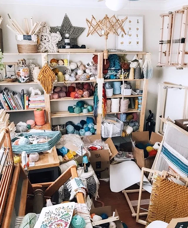 To do list today: clean this studio. 
Maybe. 😂

But no, for real, this place has got to be organized because I have some big packages arriving this week and they need a place to go!

Since I&rsquo;ll be staring at this room today, I wanted to invite