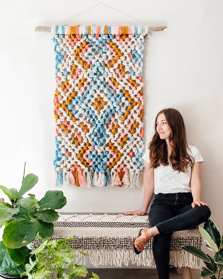 Fast + Easy!) Large Tapestry Wall Hanging - A Beautiful Mess