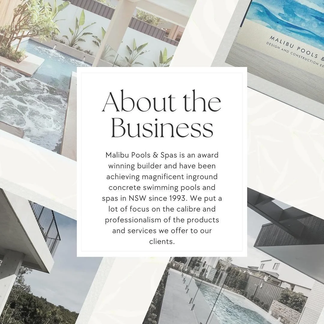 Malibu Pools is getting a revamp. We are looking forward to showing you our latest projects. #malibupools#poolbuilder sydneypoolbuilder#australia #swimmingpool