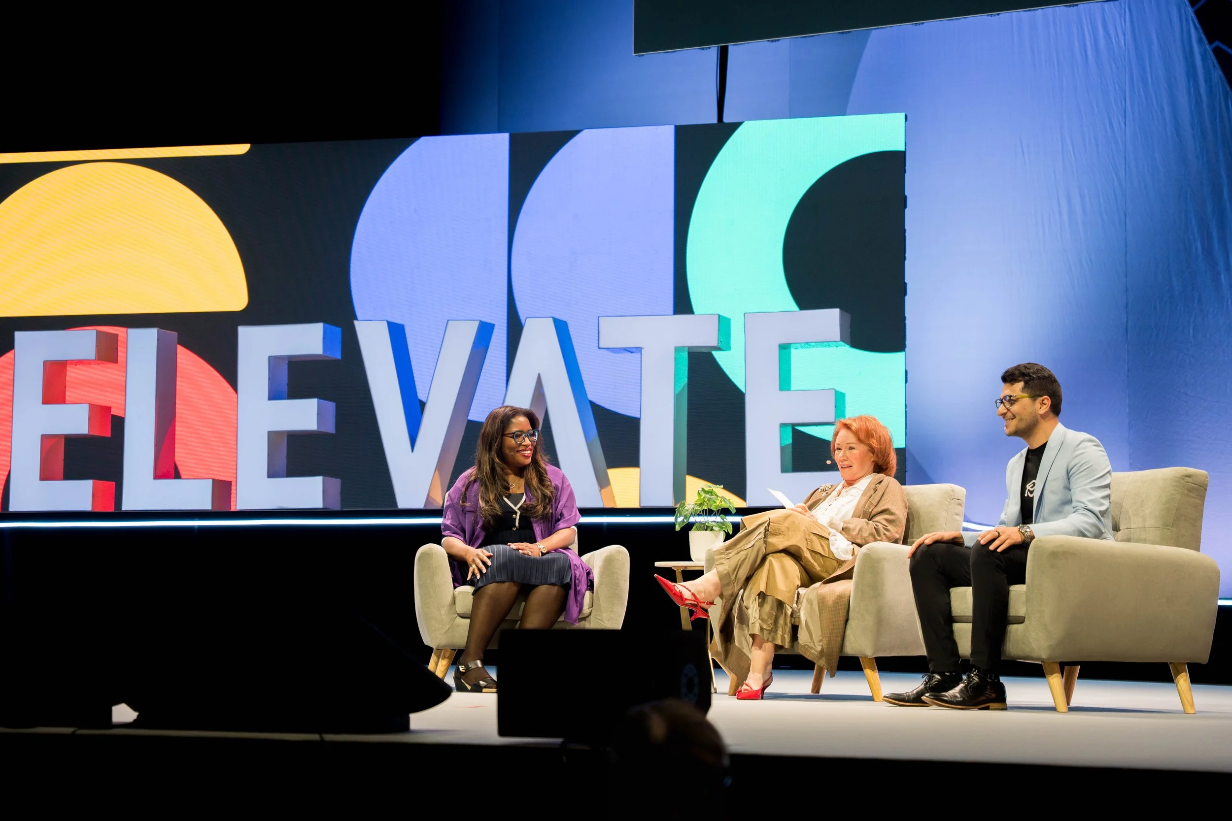 Arlene Dickinson & Claudette McGowan & Massi Basiri at Elevate Festival Day 2 photo by The Ferguson Media Collective_101252_.jpg