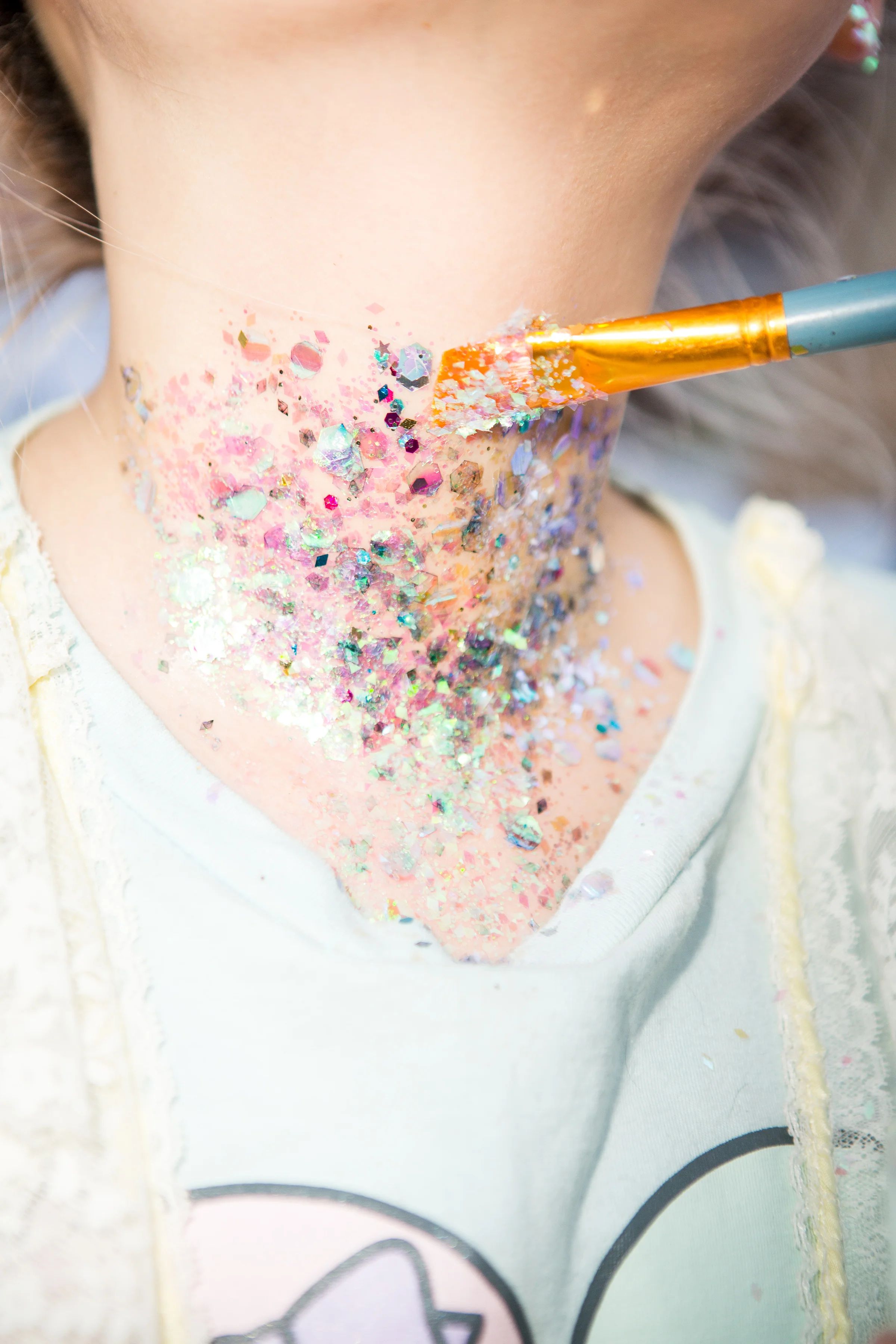 Ultimate Hollywood Coachella Poolside Party the gypsy shrine glitter neck.jpg