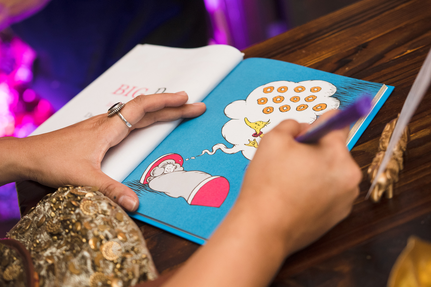 Moroccan Inspired Baby Shower Party write a message to the baby.jpg