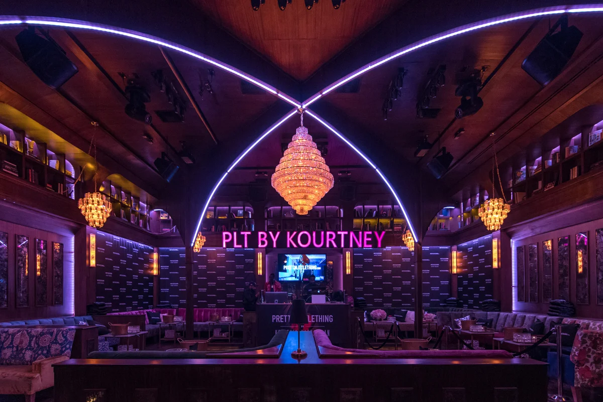 PrettyLittleThing PLT X Kourtney Kardashian Collection Celebrity Launch Party main seating area.jpg