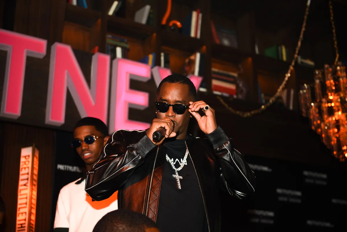 PrettyLittleThing PLT X Kourtney Kardashian Collection Celebrity Launch Party P Diddy performing.jpg