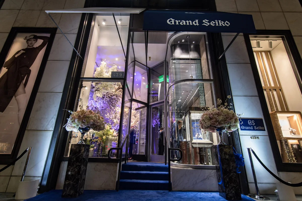 Grand Seiko Boutique Grand Affair Beverly Hills Store Opening in front of the store.jpg