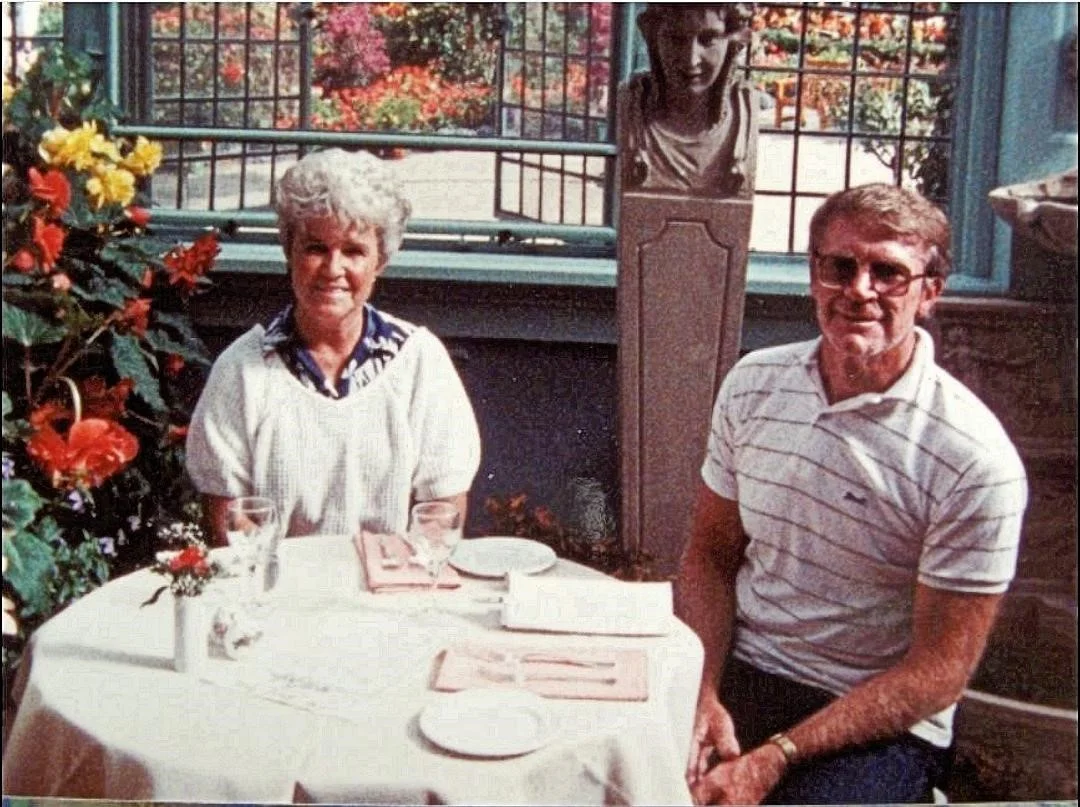 Mal and Regina at Butchart Gardens