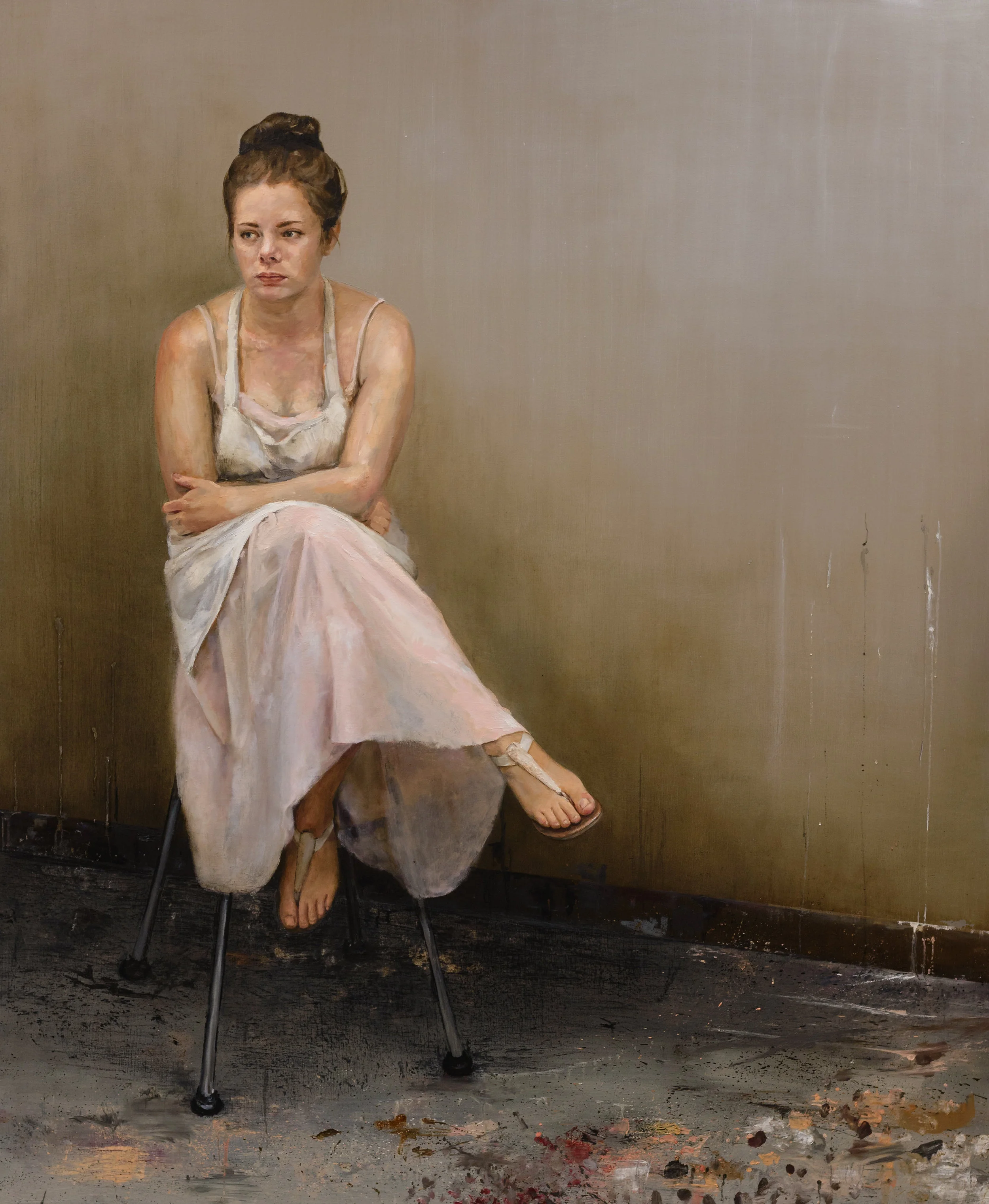 'Hannah'
oil on canvas, 72 x 60 inches, 2016
