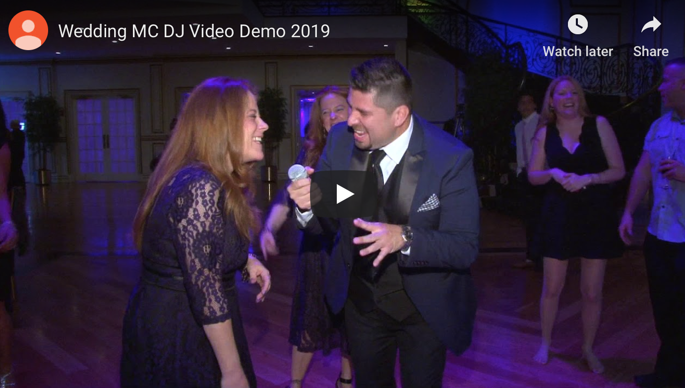 Wedding MC DJ Steve Video Demo 2019