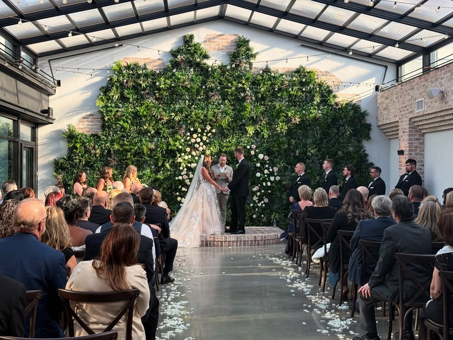 Congratulations to Katelyn & Corey who tied the knot today at the beautiful Perona Farms! Such a perfect day filled with love, laughter, and amazing memories. Honored to provide the ceremony music with SG Productions—what a joy to be part o