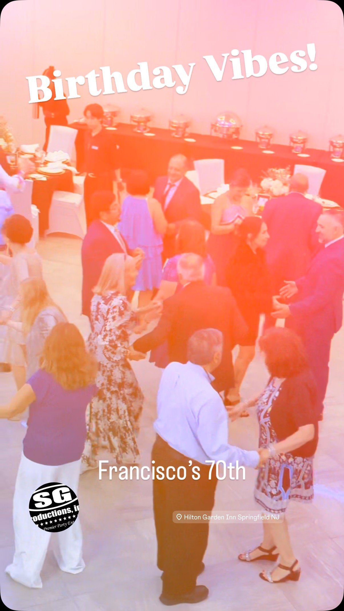 🎉 Francisco’s 70th was a nonstop Party! 🎶🕺
From old-school classics to nonstop dancing, this party was packed with energy and love. DJ Steve brought the heat all night long 🔥
Happy Birthday, Francisco — 70 never looked so good! 🥳💃
