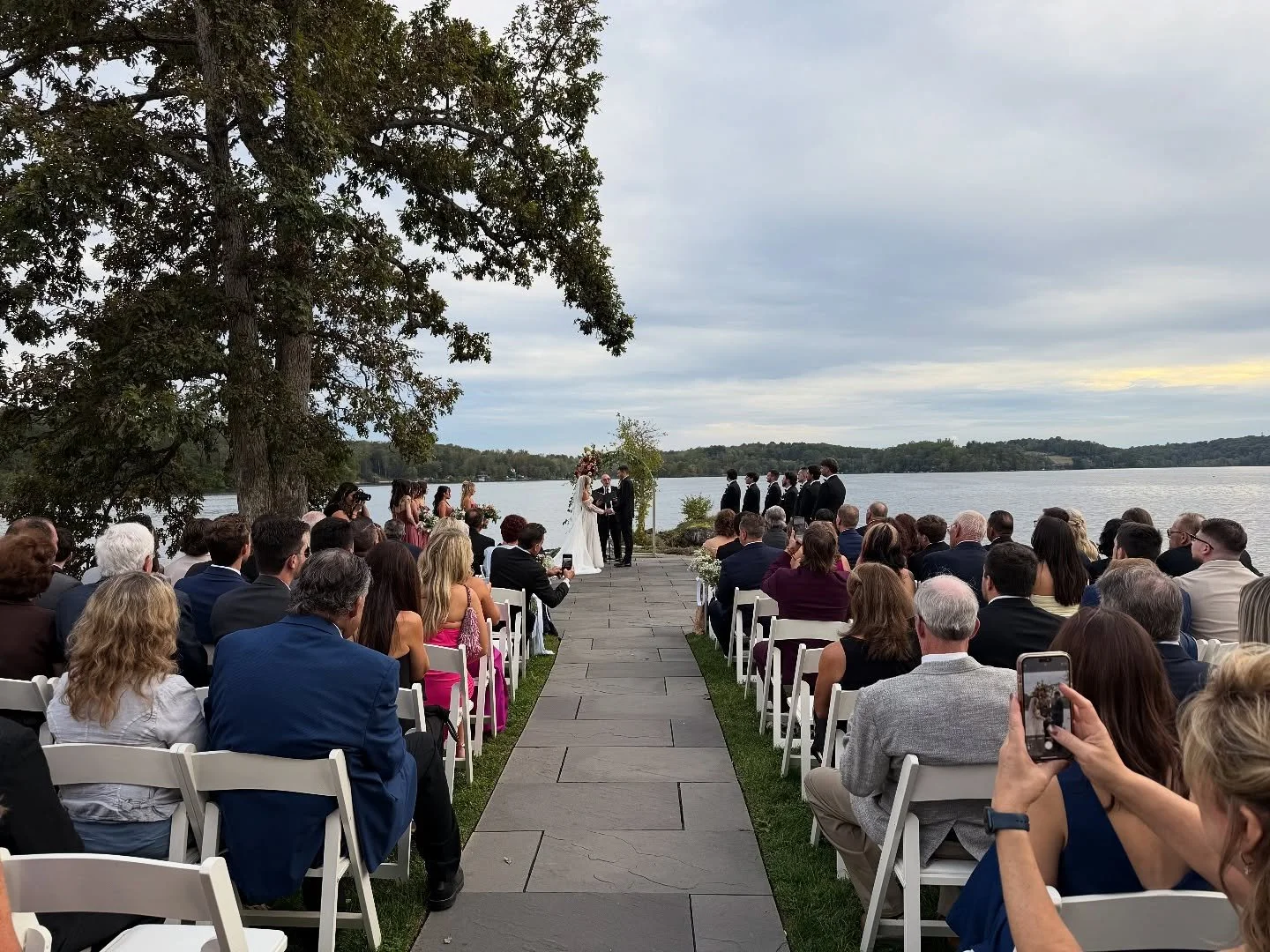 Jillian &amp; Kurt said I do today at the gorgeous North Shore House! 🎉💍 What an amazing day to celebrate love, laughter, and new beginnings. Let&rsquo;s get this party started! 🥳🎶

#CeremonyDJ #WeddingDJ #SGProductions