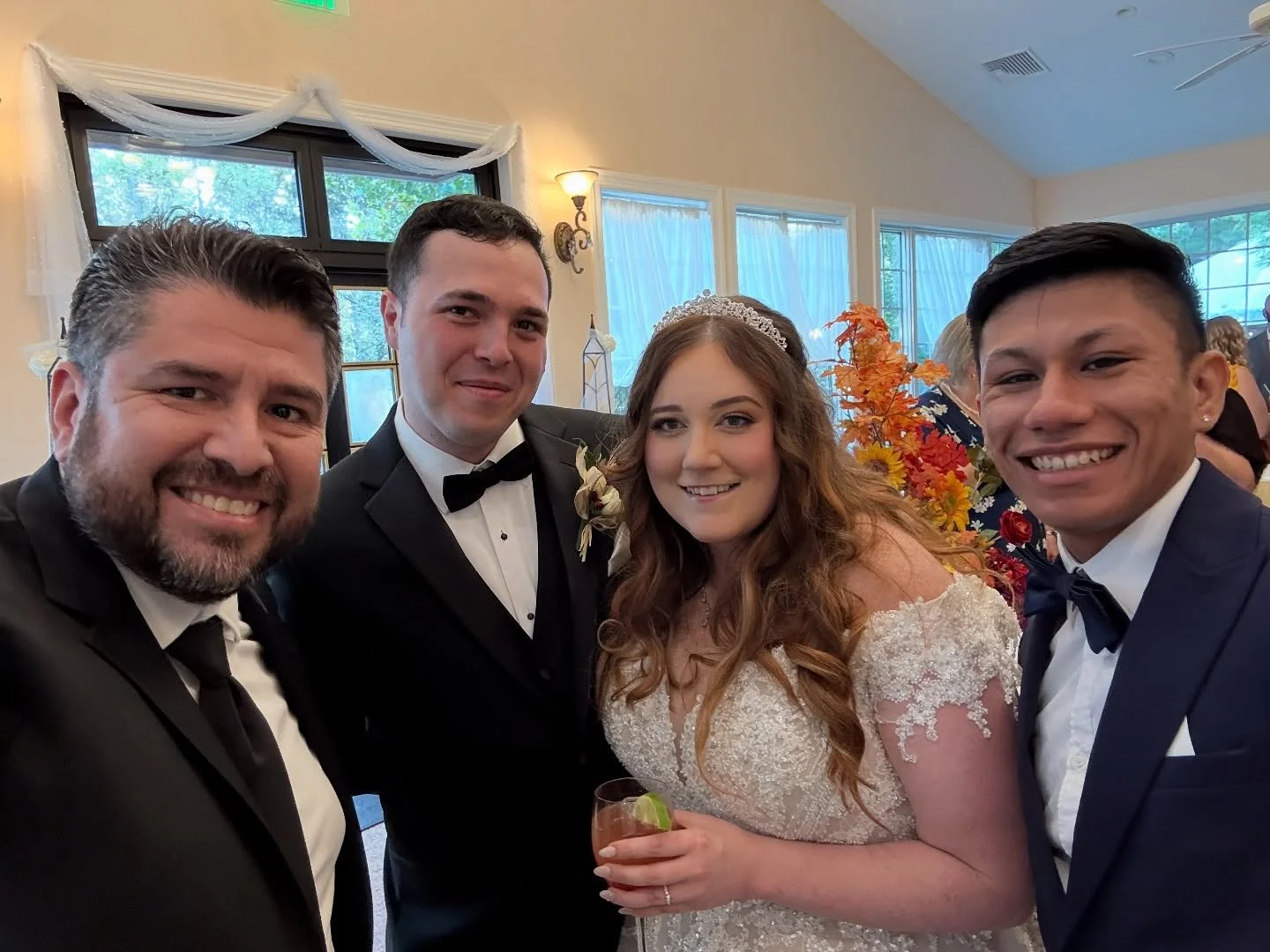 Selfie time with Paige and Matt! 🙌
MC Steve and DJ Malik had an incredible time celebrating with you at Bello Giorno! What an amazing night filled with love, laughter, and great music! 💍🎶
#WeddingDJ #WeddingMC #BelloGiorno #NJWeddings #SGProductio