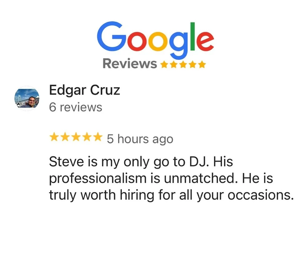 ✨ Celebrating Edgar &amp; Jocelyn&rsquo;s 25th Anniversary at the Mansion at Mountain Lakes! ✨
Thank you for the amazing ⭐️⭐️⭐️⭐️⭐️ review &mdash; we loved being part of your special night! 🥂🎶
#SGProductions #AnniversaryParty #MansionAtMountainLake