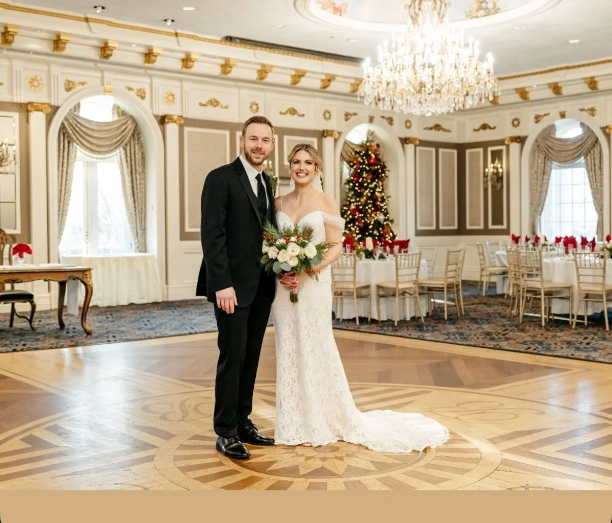 Happy Anniversary Kelly and Rob!  @the_brownstone_nj 12.22.2023