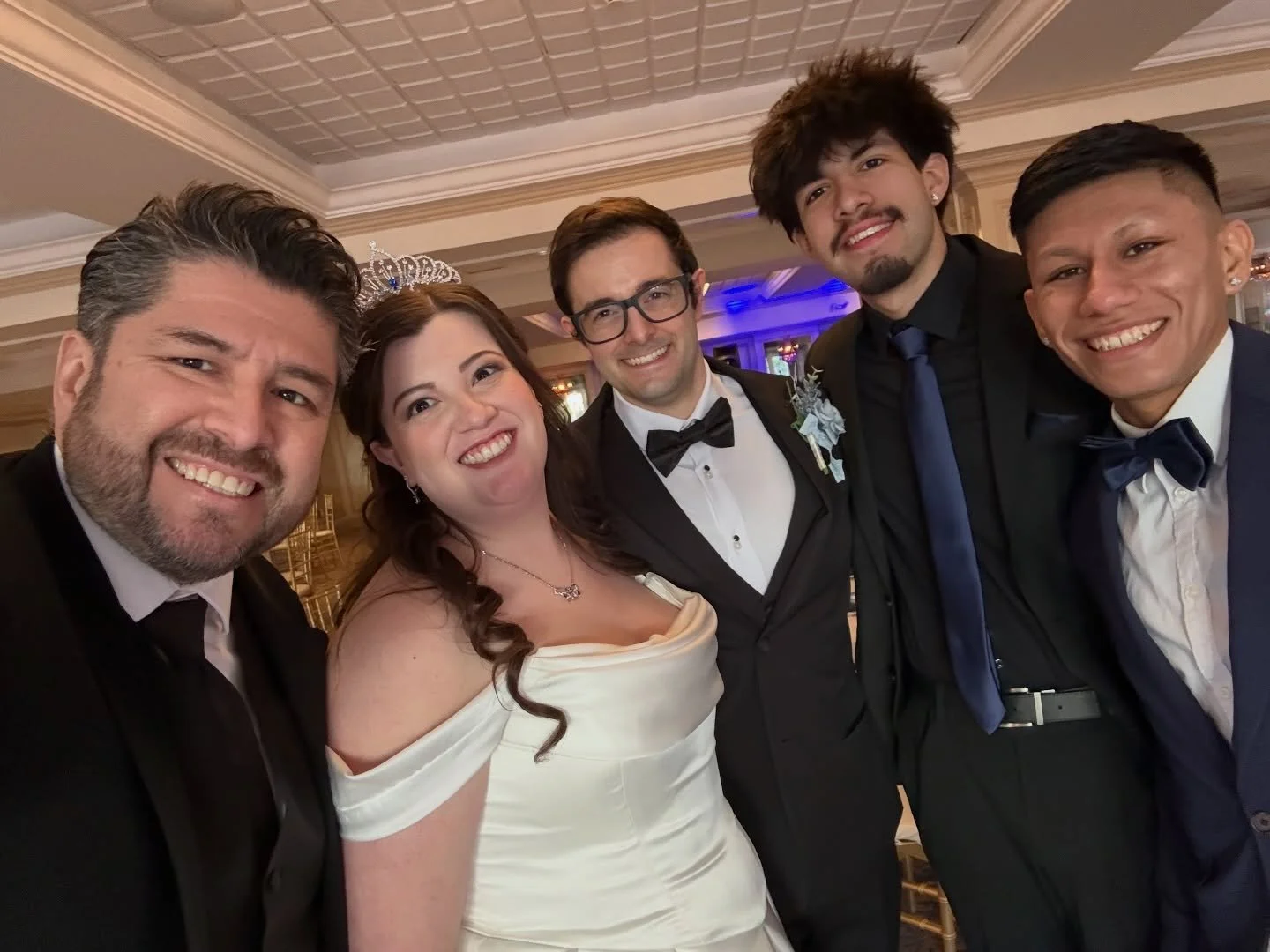 So great celebrating with our bride and groom, Madison &amp; Matthew! 💍✨
Thank you for choosing our DJ and Photo Booth services to be part of your special day.

MC Steve along with DJs Nick and Malik had an amazing time keeping the dance floor going