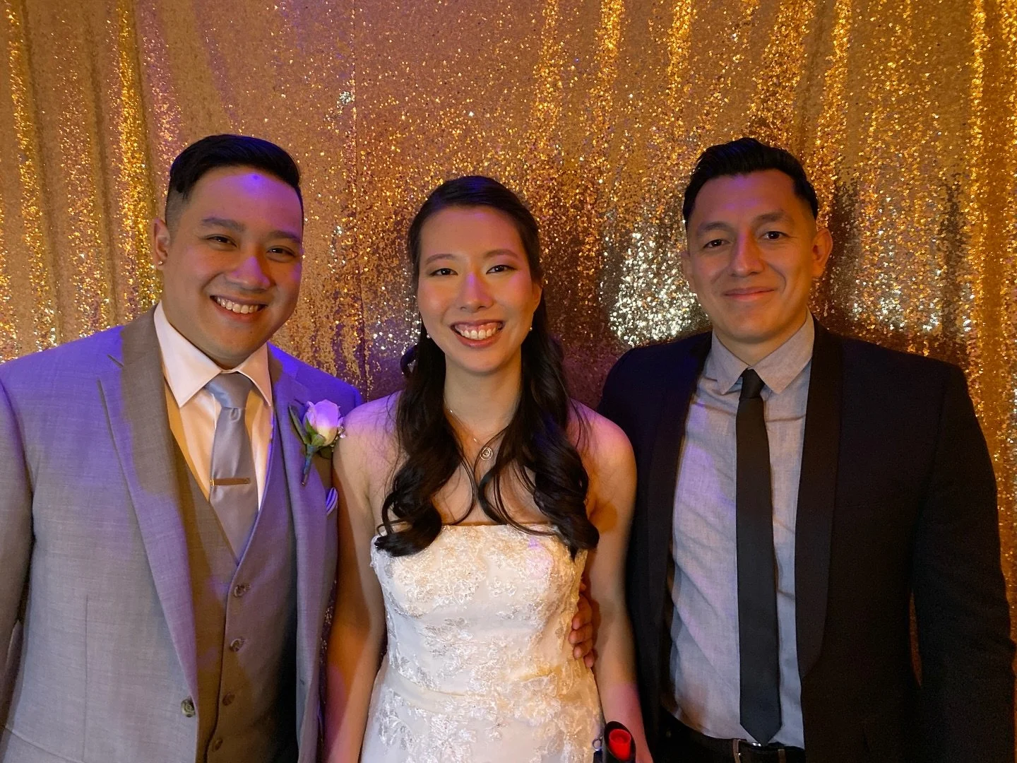 Throwing it back to 2019 with DJ Rob and the newlyweds Katie &amp; Nathan 💍
Not just playing music&hellip; being part of the moment.