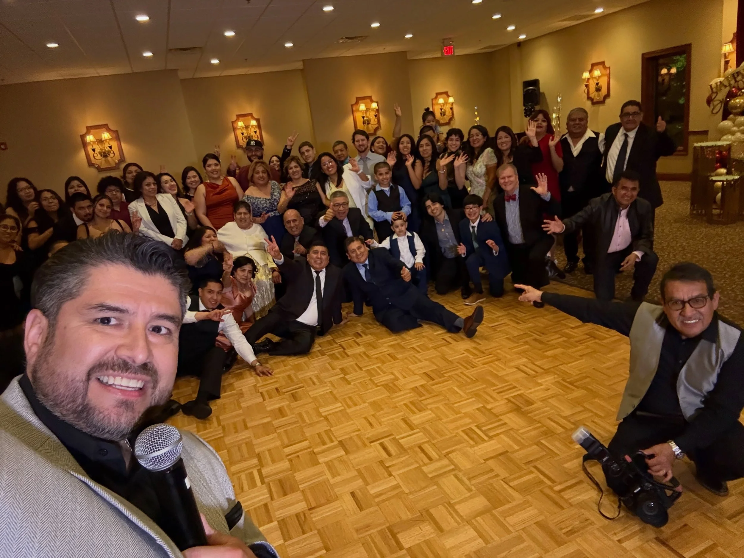 Celebrating Virginia&rsquo;s surprise 90th birthday tonight! 🎉 Great night with an amazing crowd &mdash; and always fun teaming up with David, our photo/video pro, to help capture all the memories. 📸🎶