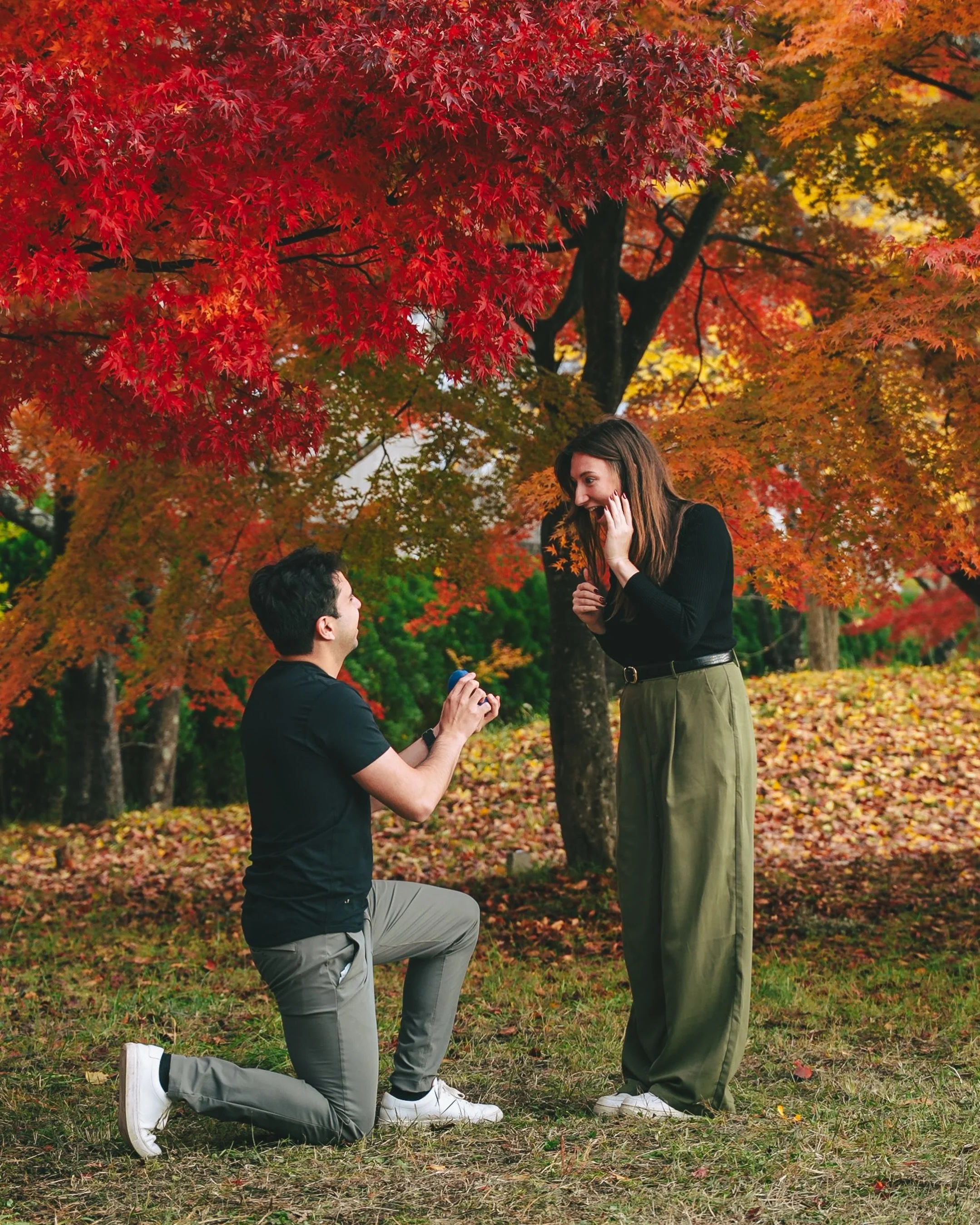 Danny &amp; Skyler met in high school and have been together for 7 years. They love traveling, finding the best food spots, and spending time with loved ones. Skyler was extremely surprised when Danny popped the question at Mt. Fuji, Japan. They can&